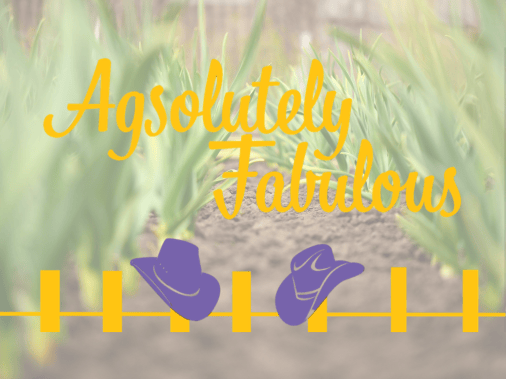 Crops and the Agsolutely Fabulous logo.